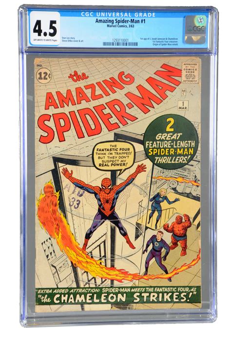 This comic book is the first appearance of Spider-Man in his own title. . Amazing spider man 1 value